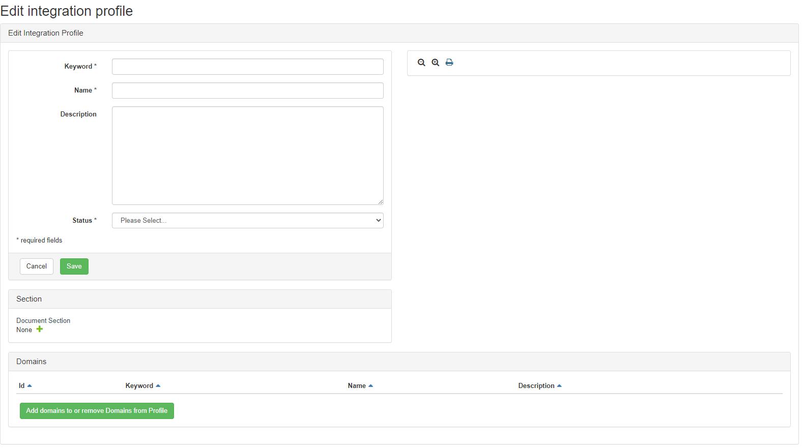Add profile page